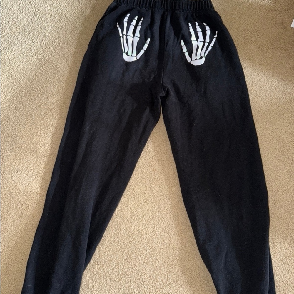 PINK Skeleton Print Pants